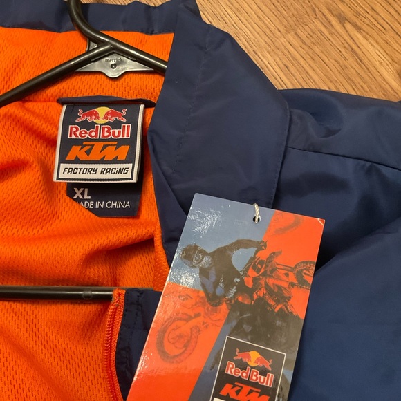 KTM / RED BULL factory racing jacket . XL . Blue/orange . NWT - Picture 4 of 5